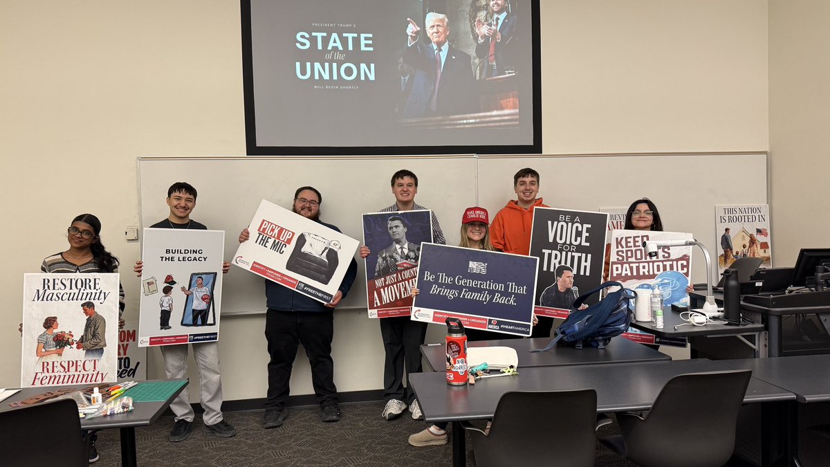 waiting for the state of the union watch party to start like 👀🇺🇸 

<a href="/TPUSA/">Turning Point USA</a> | <a href="/tpusastudents/">TPUSA Students</a> | <a href="/TPUSA__ISU/">TPUSAISU</a>