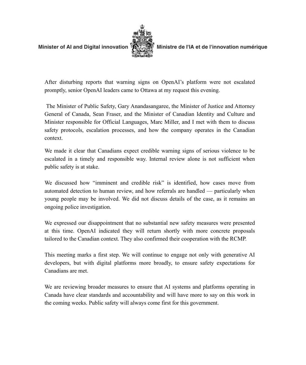 Evan Solomon tweet media