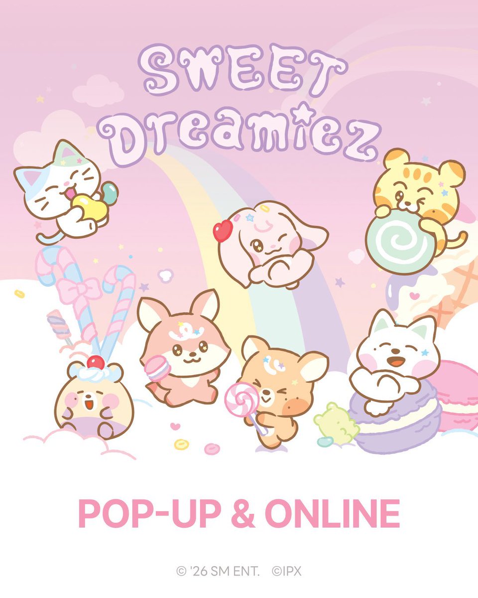 ไทยจะมี SWEET Dreamiez POP-UP 🍰

📍จัดที่ Central Park กรุงเทพ
🗓️ วันที่ 14 - 22 มีนาคม

กี้ดๆๆๆ น่ารักมากกกก คอลใหม่มาด้วยไหม 🥹