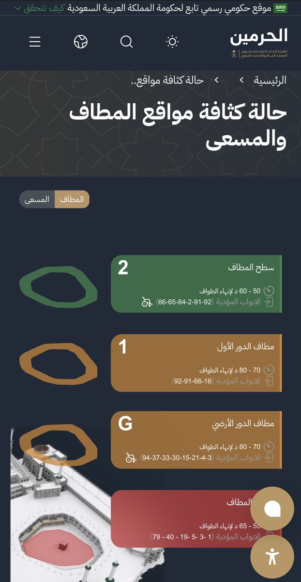 _5D__'s tweet photo. موقع مفيد جداً يقدم خريطة تفاعلية للحرمين الشريفين ، ويعتبر دليل إرشادي لجميع المرافق والخدمات المقدمة لخدمة الزائر والمعتمر ، 

https://t.co/u5u03jAebm https://t.co/Eyo1eZbIqE