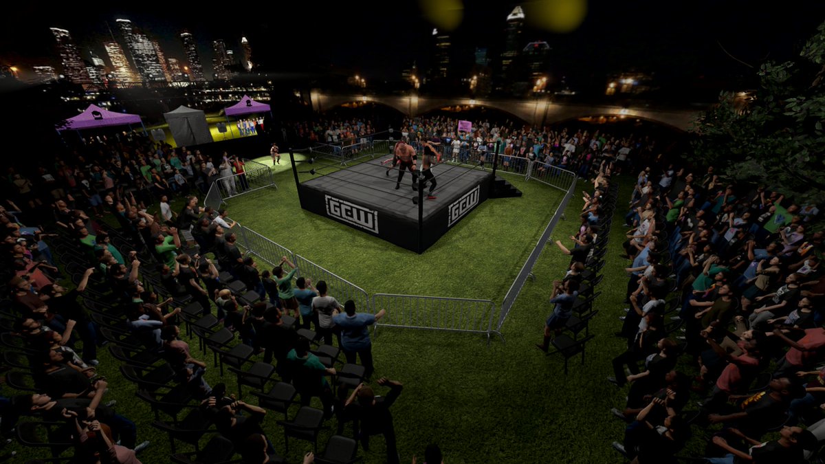 XTh3palma40025's tweet photo. Arena available in creation community of wwe 2k25
Nextgen ps5 - xbox series s/x
Name arena : GCW rumble on the river
#GCW #openair #palmax
Creator:TH3PALMAX
( you can play in all Royal Rumble and elimination matches https://t.co/GRl2NO8lQb