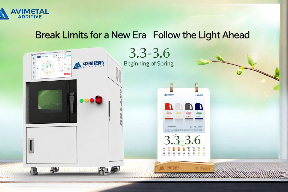 LeshaunWu's tweet photo. Avimetal is excited to participate in the South China Dental Expo, showcasing our advanced desktop metal 3D printer designed for dental labs and clinics. Live on-site printing will demonstrate real-time precision and efficiency. We will highlight high-quality CoCr and titanium https://t.co/WNulrjs4Vo