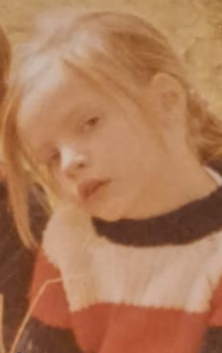 Ya desde la más tierna infancia tenía mi cara de "qué te pasa, pelotudo?"