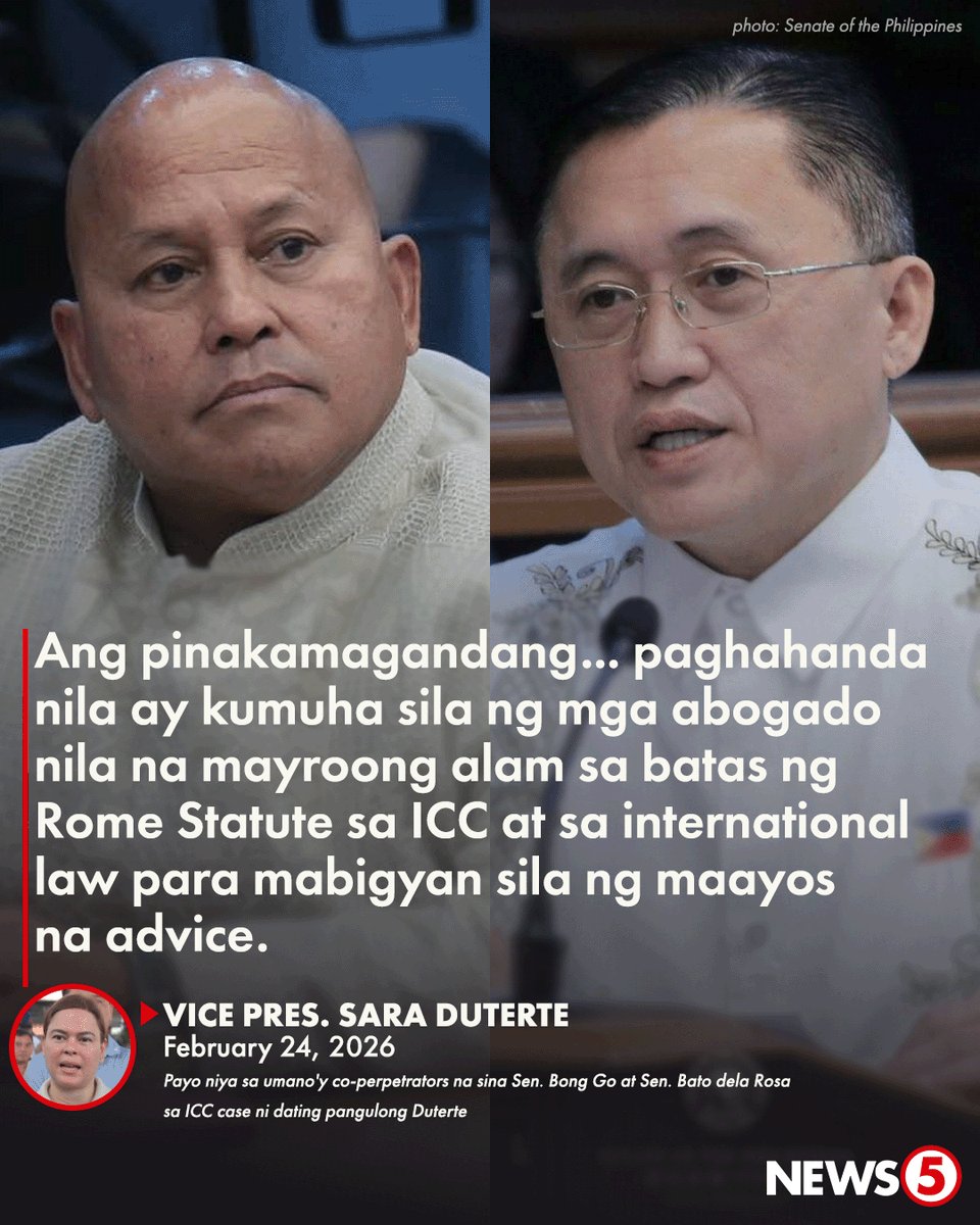 Patay, laglag na naman ang sinabi ni Sara.
Akala ko ba walang jurisdiction?
So bakit magsasayang ng oras at pera para sa depensa? 🤦