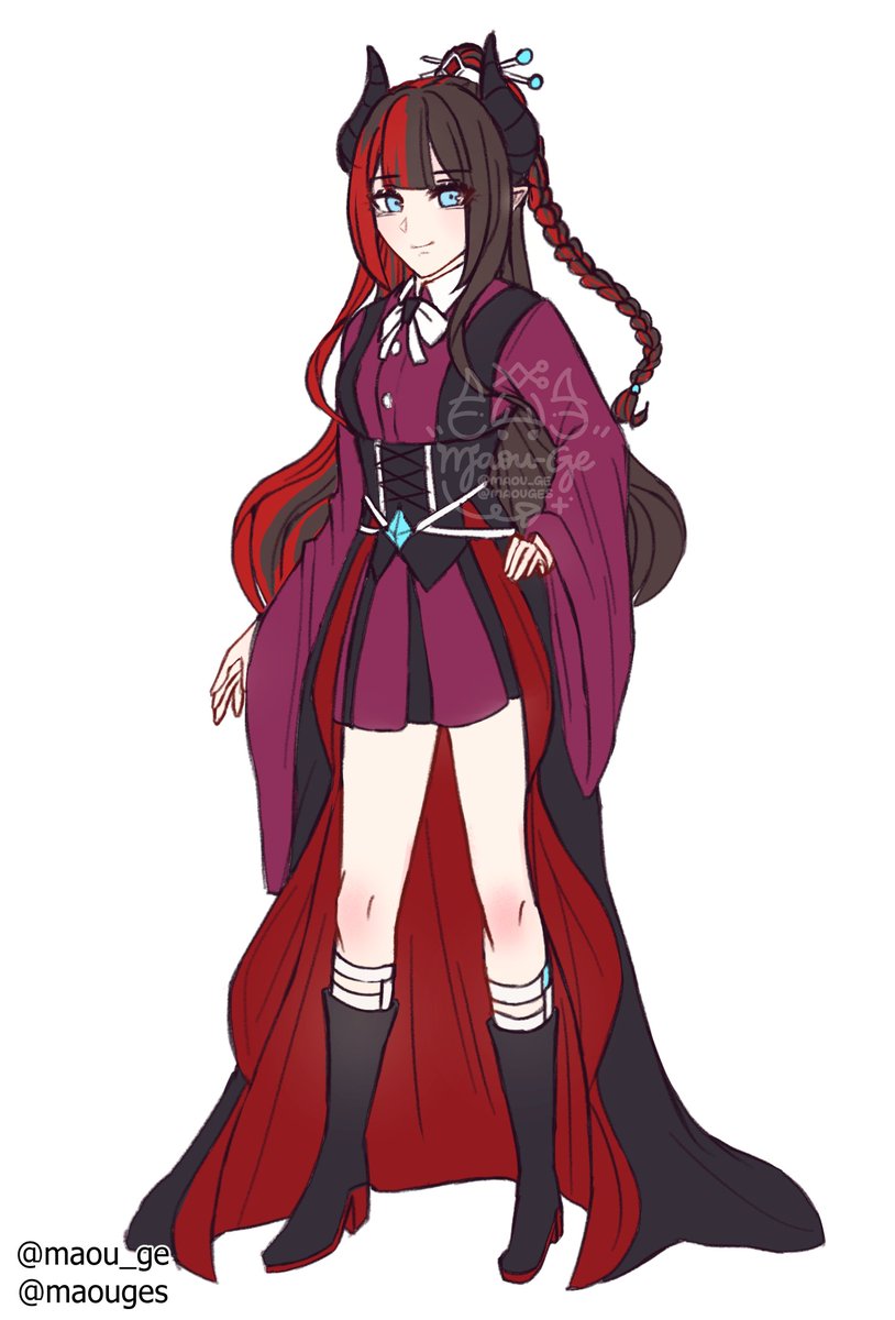 Maou-Ge | VGEN COMMS OPEN tweet media