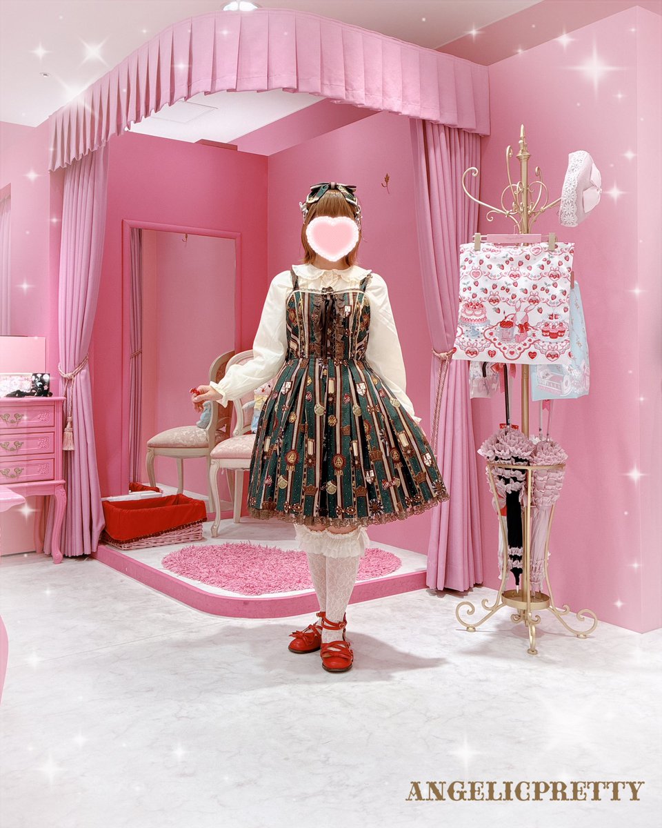 🎀お客様スナップ🎀 ChocolateRosetteジャンパースカートSet でご来店