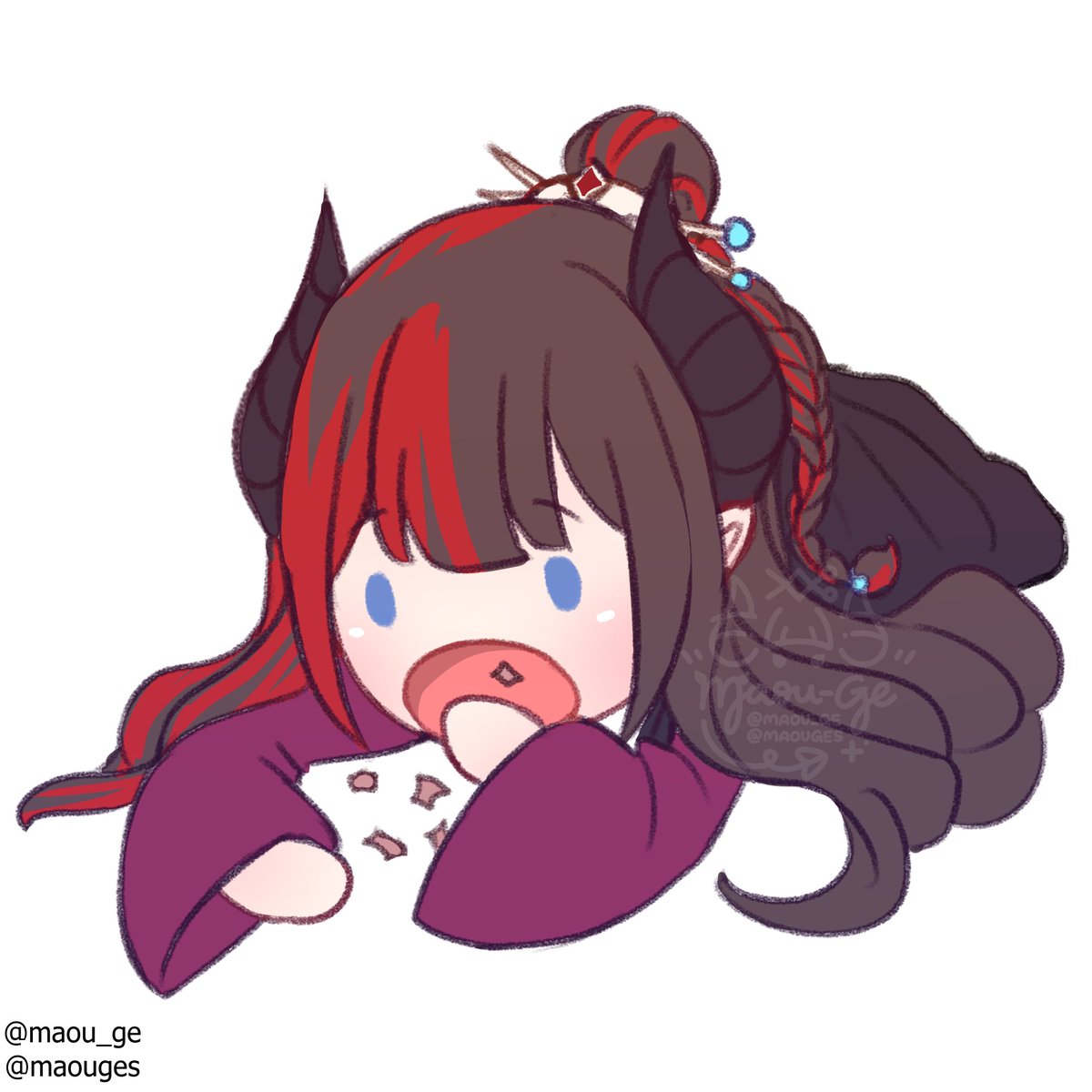 Maou-Ge | VGEN COMMS OPEN tweet media