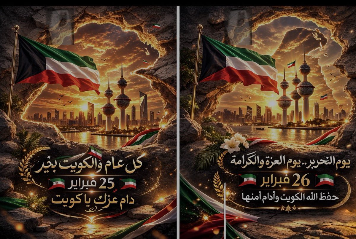 FSASQ8's tweet photo. الكويت 🇰🇼 #العيد_الوطني #يوم_التحرير #الكويت #Kuwait #Feb25 #Feb26 https://t.co/PY8mTq2Ze7