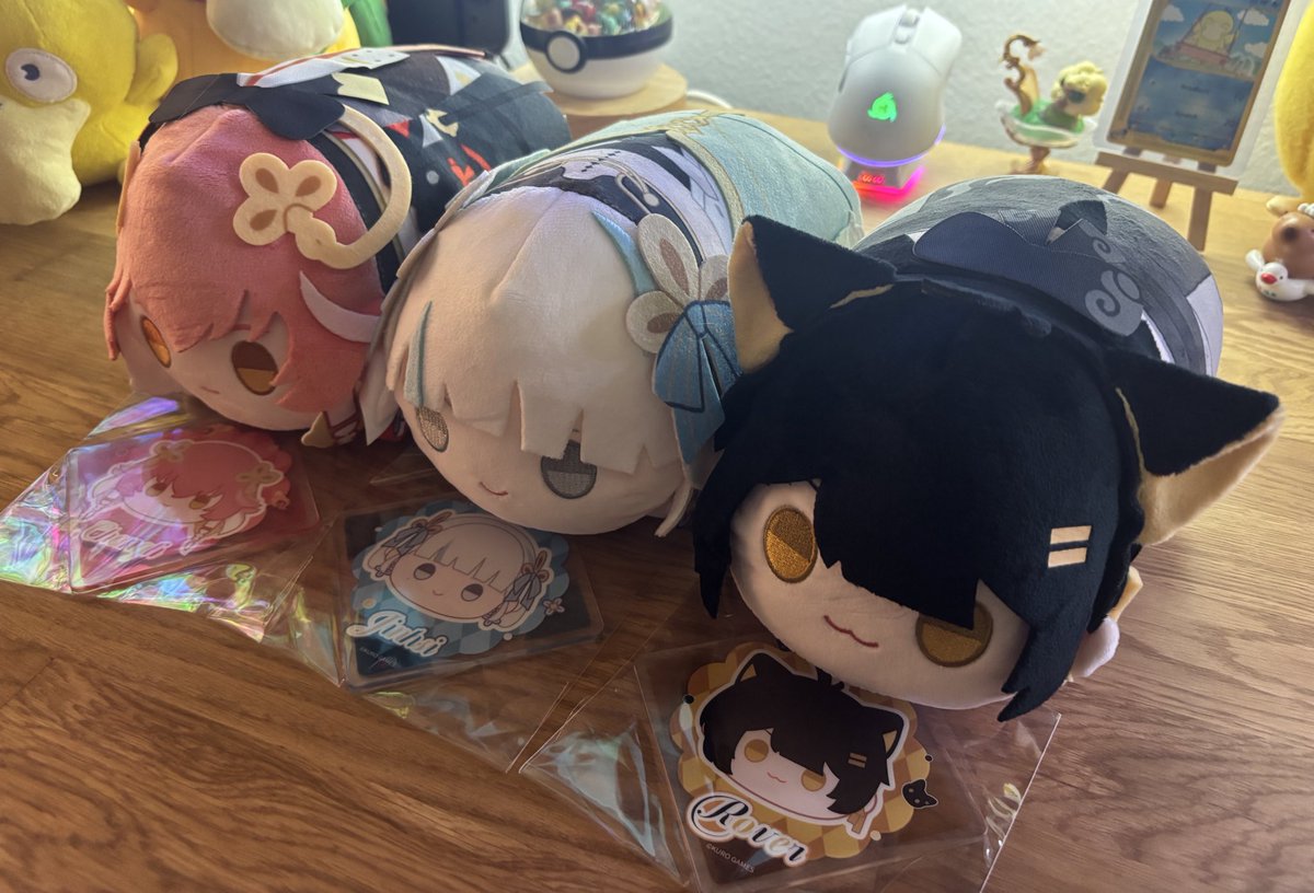 wuwa lying plushies are PEAK!! 😻😻
