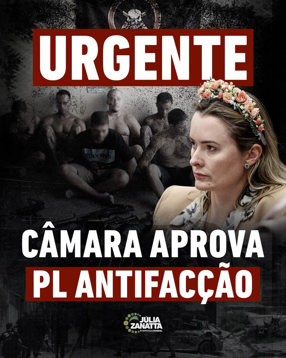 Facção não é “grupo social”.
É organização armada que domina território, impõe medo e afronta o Estado.

A aprovação do PL Antifacção é um passo importante no enfrentamento ao crime organizado que aterroriza comunidades e forças de segurança.

Quem governa pelo medo, ataca