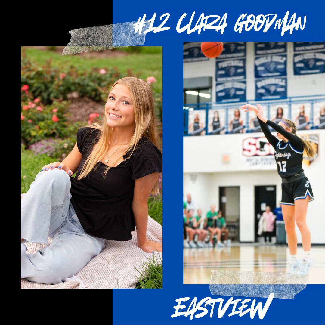MNgbballAllStar's tweet photo. Out of Eastview- Representing the Lightning - 5'5" Point Guard #12 Clara Goodman! Clara is headed to the MIAC next season to play for the College of St. Benedict Bennies!! Congrats @claragoodman08 on being named a 4A All-Star! @EVGBB @EVHSAthletics @CSBBasketball https://t.co/t5xi2IW22H