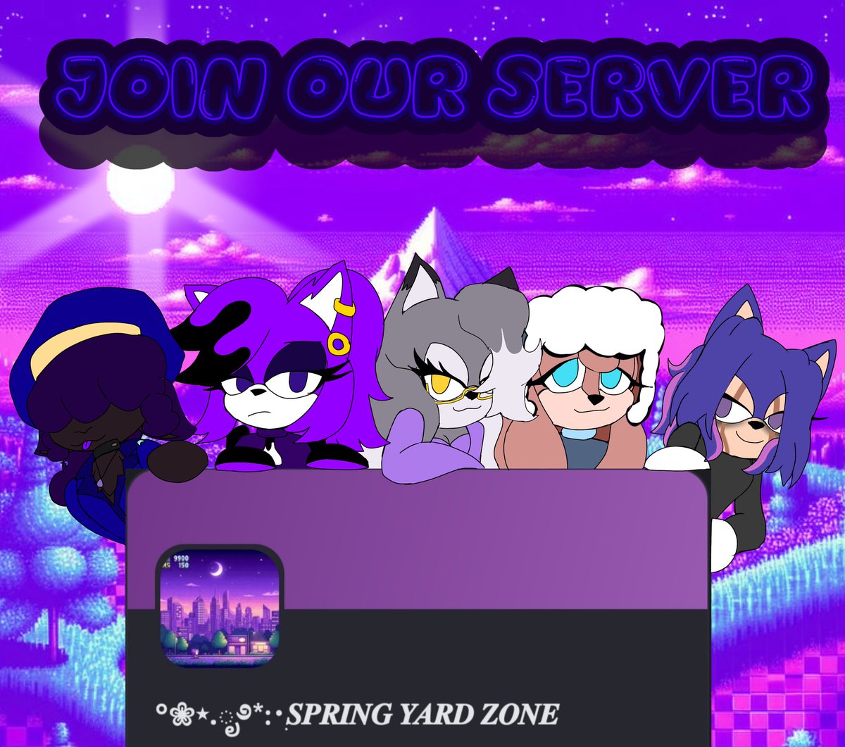 HEY GUYS!! 

Me and some friends made a discord server for sonic fans, this is a calm and safe place where sonic fans like me can chat and share our art and be our selves without the fair of being judged :3 13 and up are allowed. If you're interested, the invite is in the comment