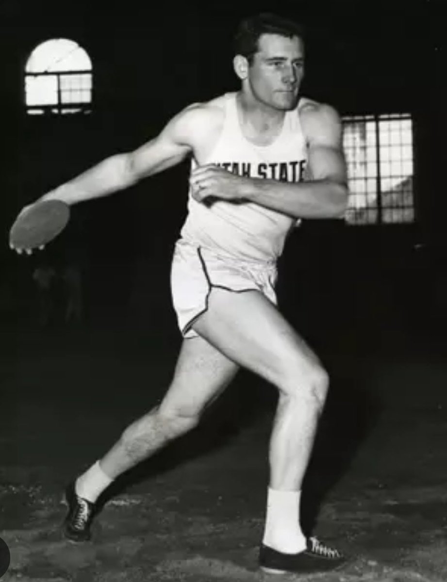 SamCorbett6's tweet photo. @WCCSG_ L. Jay Silvester. 4 Olympic teams, silver medal in 72, former world record holder in discus. https://t.co/0V8uKwURtE