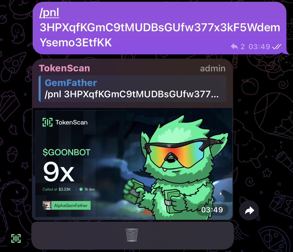 9x up on $Goonbot