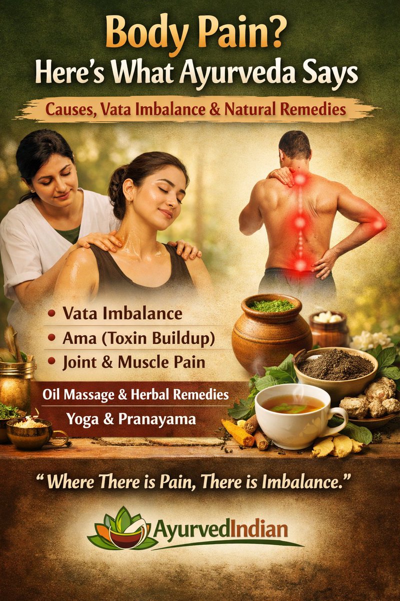 ayurvedindian.com/body-pain-here… #ayurveda #bodypain #ayush #Natural