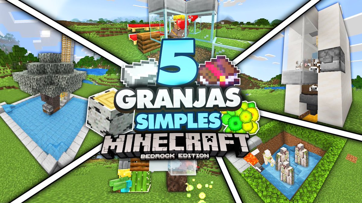 🚨¡NUEVO VIDEO!🚨

5 GRANJAS simples para Minecraft Bedrock 26.1!🔥

Like &amp; rt se aprecian!🙏

youtu.be/oBLvwY4kZls?si…