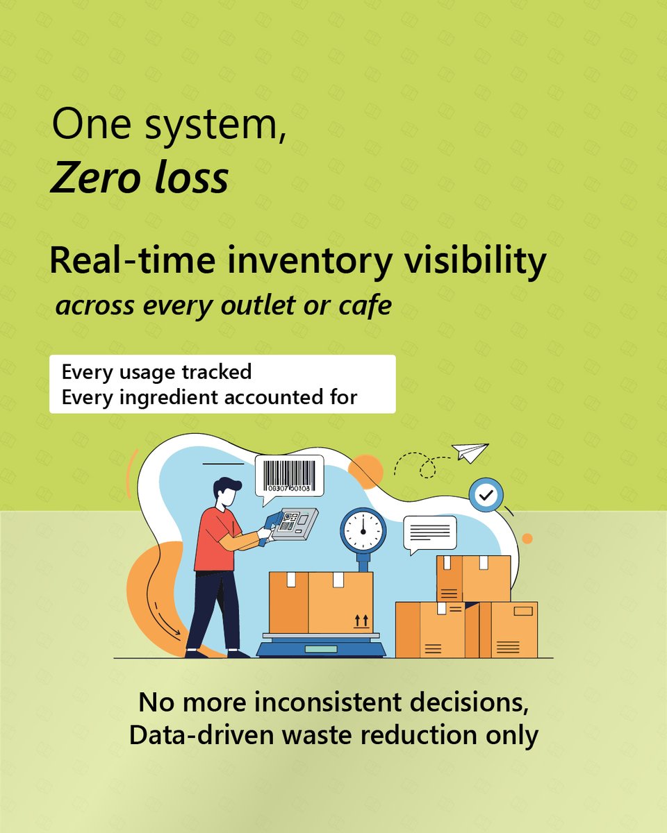 inverasolutions's tweet photo. 50% of QSR inventory decisions are wrong

Store A: Lettuce rotting  
Store B: Ran out of lettuce

= Lost revenue + food waste

 https://t.co/qSjpXQouXk : One dashboard fixes it ALL

Real-time stock visibility across every outlet.

#QuickServiceRestaurant #InventoryTech #invera https://t.co/FS7e9pklzd