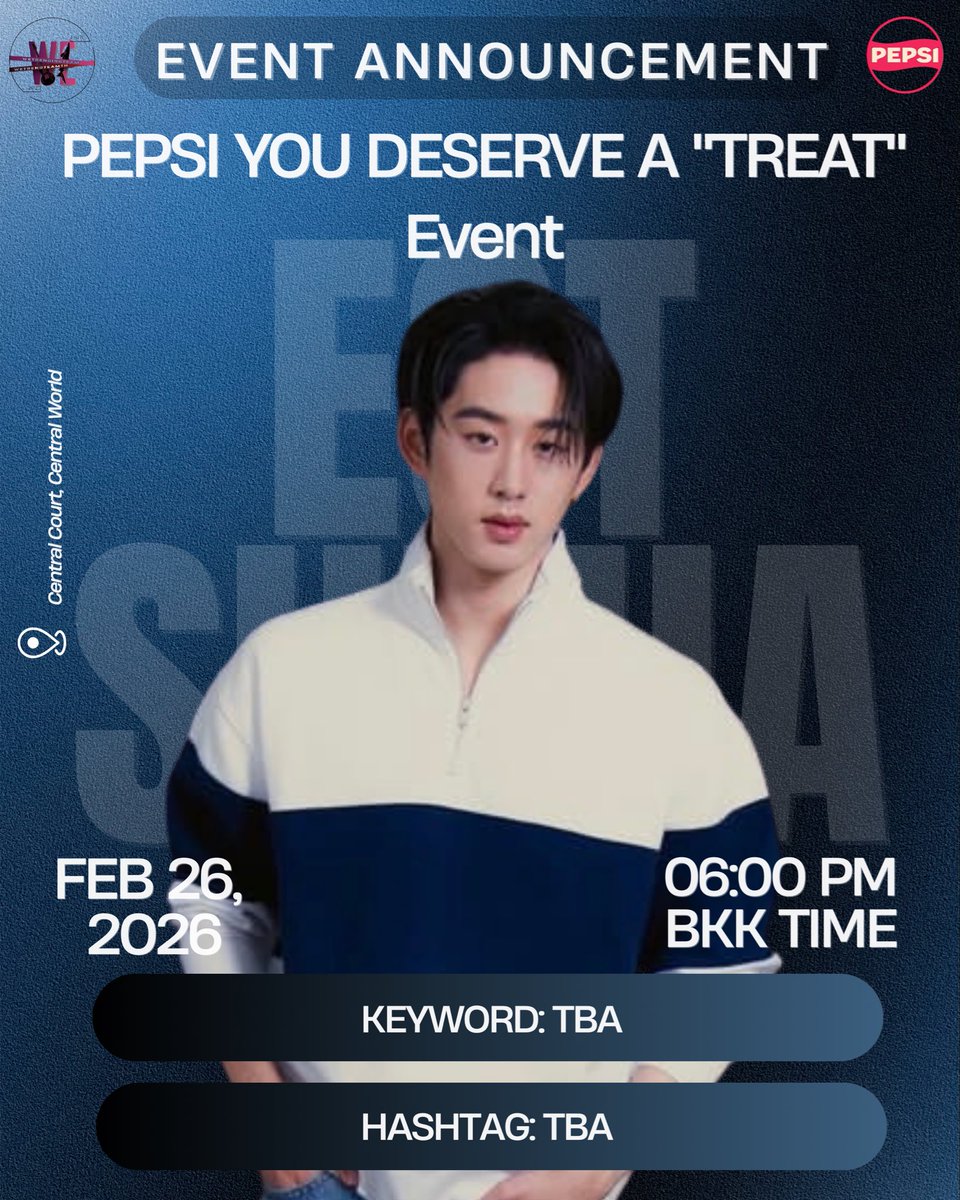 WETrendingTeam's tweet image. 📊 #HowToTrendWE 

📢 𝗪𝗜𝗟𝗟𝗜𝗔𝗠 𝗦𝗖𝗛𝗘𝗗𝗨𝗟𝗘 𝗔𝗡𝗡𝗢𝗨𝗡𝗖𝗘𝗠𝗘𝗠𝗧

🗓️ : 26 FEB 2036
🎉 : vivo V70 Launch Event
🕝 :  3.30 PM  | 15.30 น.
📍 : Sphere Hall , Emsphere
  *(สามารถให้กำลังใจบริเวณรอบงานได้) 
#vivoV70 #williamjkp 

📢 𝗘𝗦𝗧 𝗦𝗖𝗛𝗘𝗗𝗨𝗟𝗘