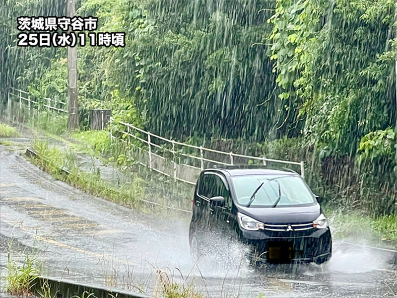 wni_jp's tweet photo. ＜土砂降りの雨＞
低気圧が東に進んでいるため、九州や山陰では雨が止んできました。一方、四国から関東にかけての太平洋側沿岸部では、午後も強まる雨に注意が必要。
渇水の地域では水不足の解消が期待される恵みの雨となりそうですが、道路の冠水などお気をつけください。
https://t.co/Vcv0ARQghP https://t.co/vbbKEngijl