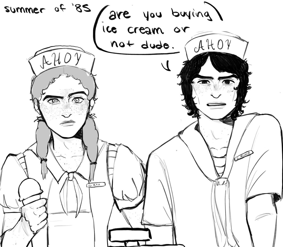 rbndomo's tweet photo. one surfsahoy burger please #byler https://t.co/45cGJBobYc
