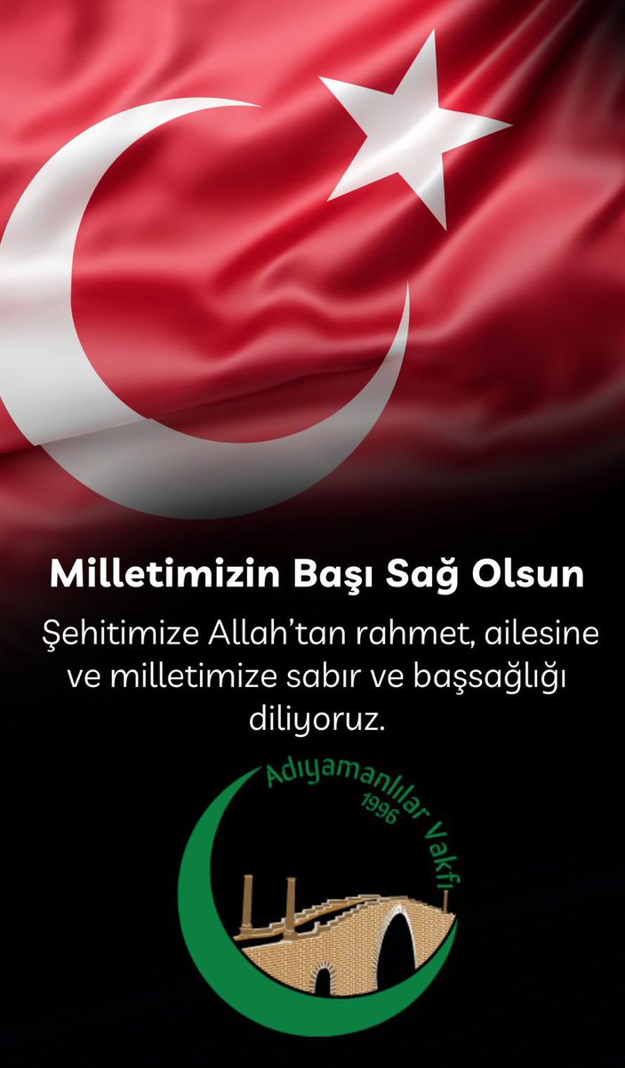 Balıkesir 9. Ana Jet Üssü’nde görev yapan F-16 savaş uçağının kaza kırıma uğraması sonucu meydana gelen kaza sonucu şehit olan pilotumuza Allah’tan rahmet diliyoruz..

Ailesine, yakınlarına ve silah arkadaşlarına sabır ve başsağlığı diliyoruz.