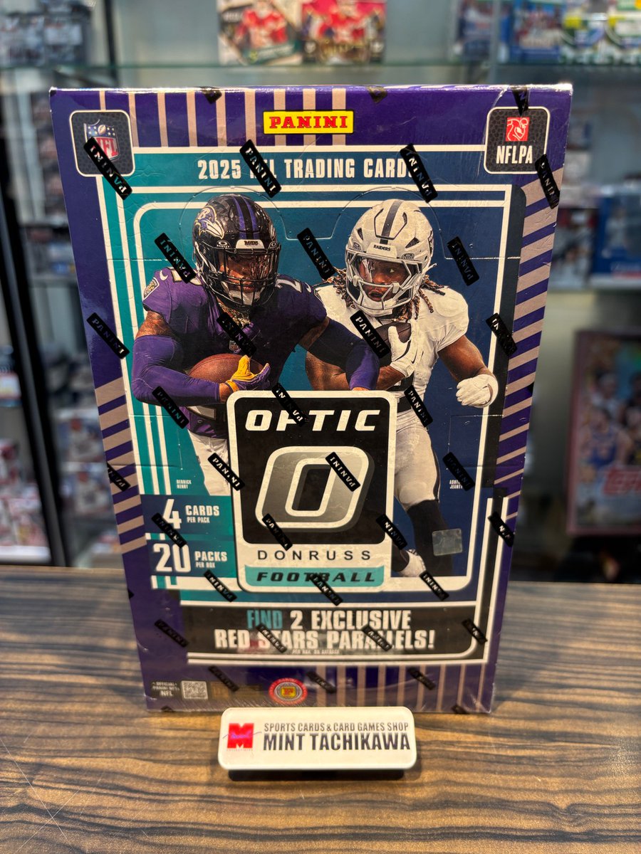 【🎊🎊新商品入荷情報🎉🎉】

🏈2025 PANINI DONRUSS OPTIC FOOTBALL HOBBY INTERNATIONAL🏈

PANINI社NFL公式フットボールカードの人気ブランド「ドンラス・オプティック」2025年ホビーインタナショナル版が発売！✨✨
限定パラレルカード収録！✨
詳細はこちら⇒tradingcardjournal.com/2026/02/%e3%80…