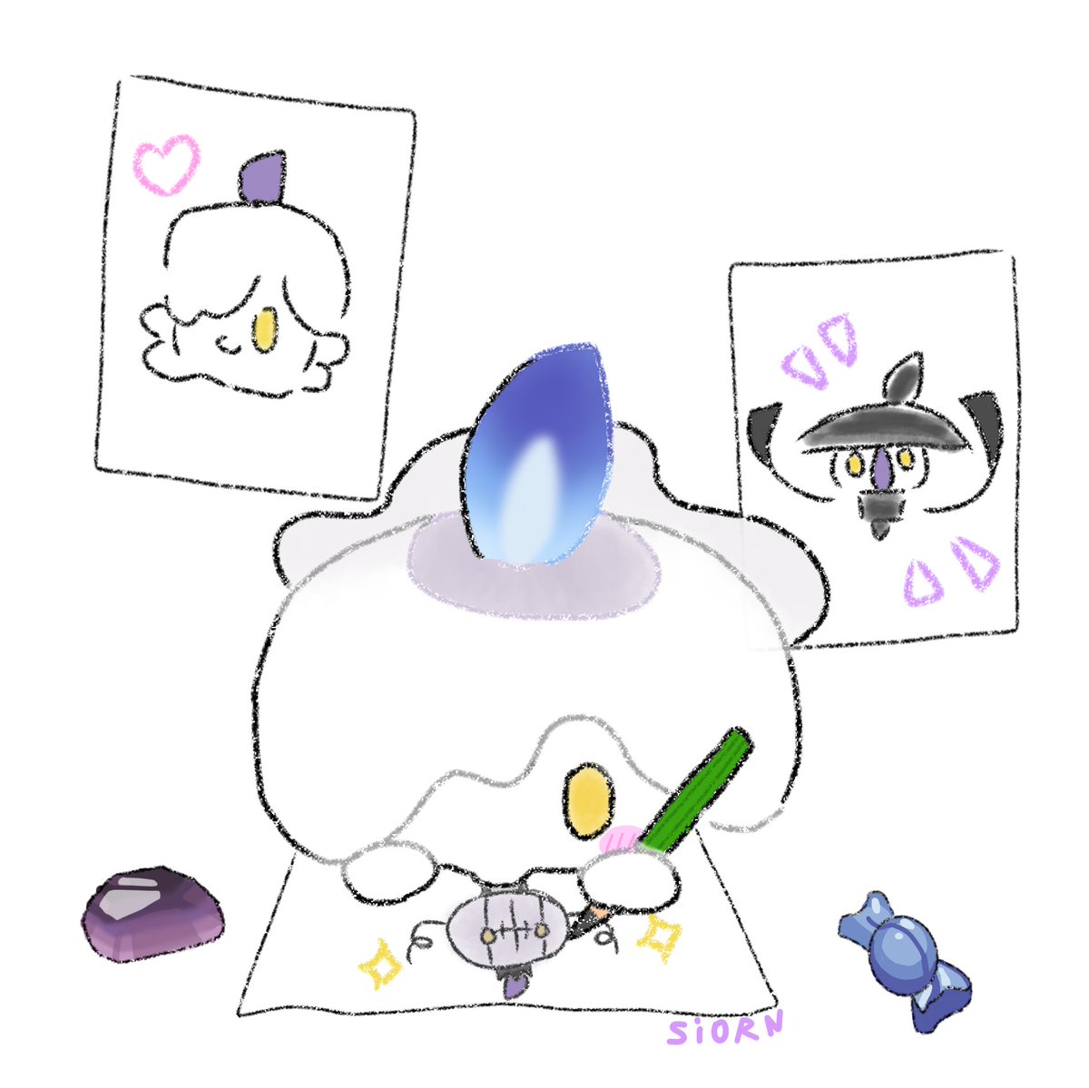 描かせていただきました！