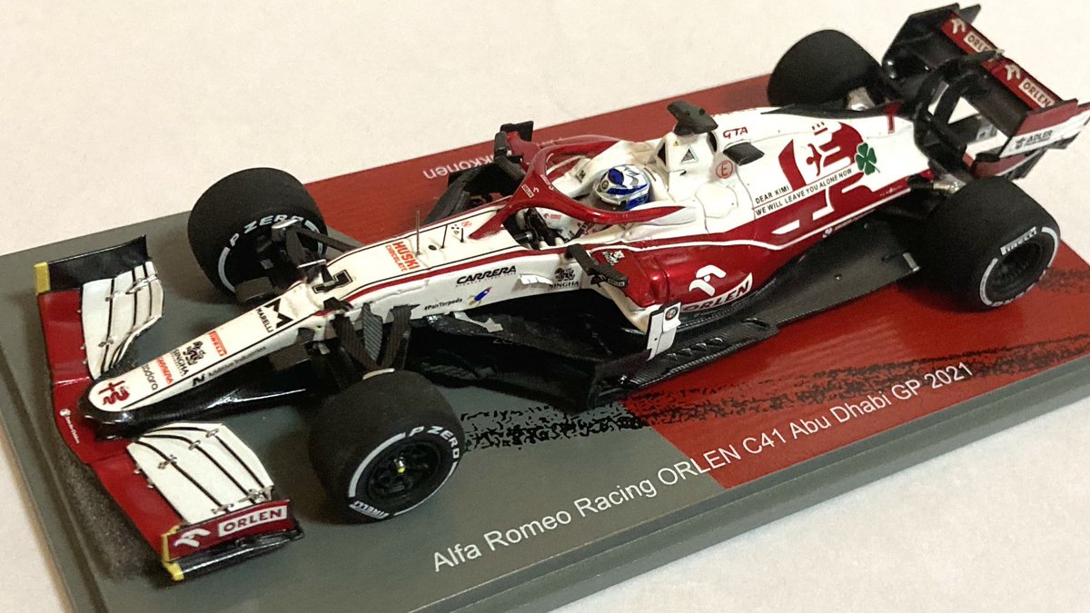 アルファロメオC41フェラーリ '21 K.ライコネン🇫🇮 ザウバーとの
