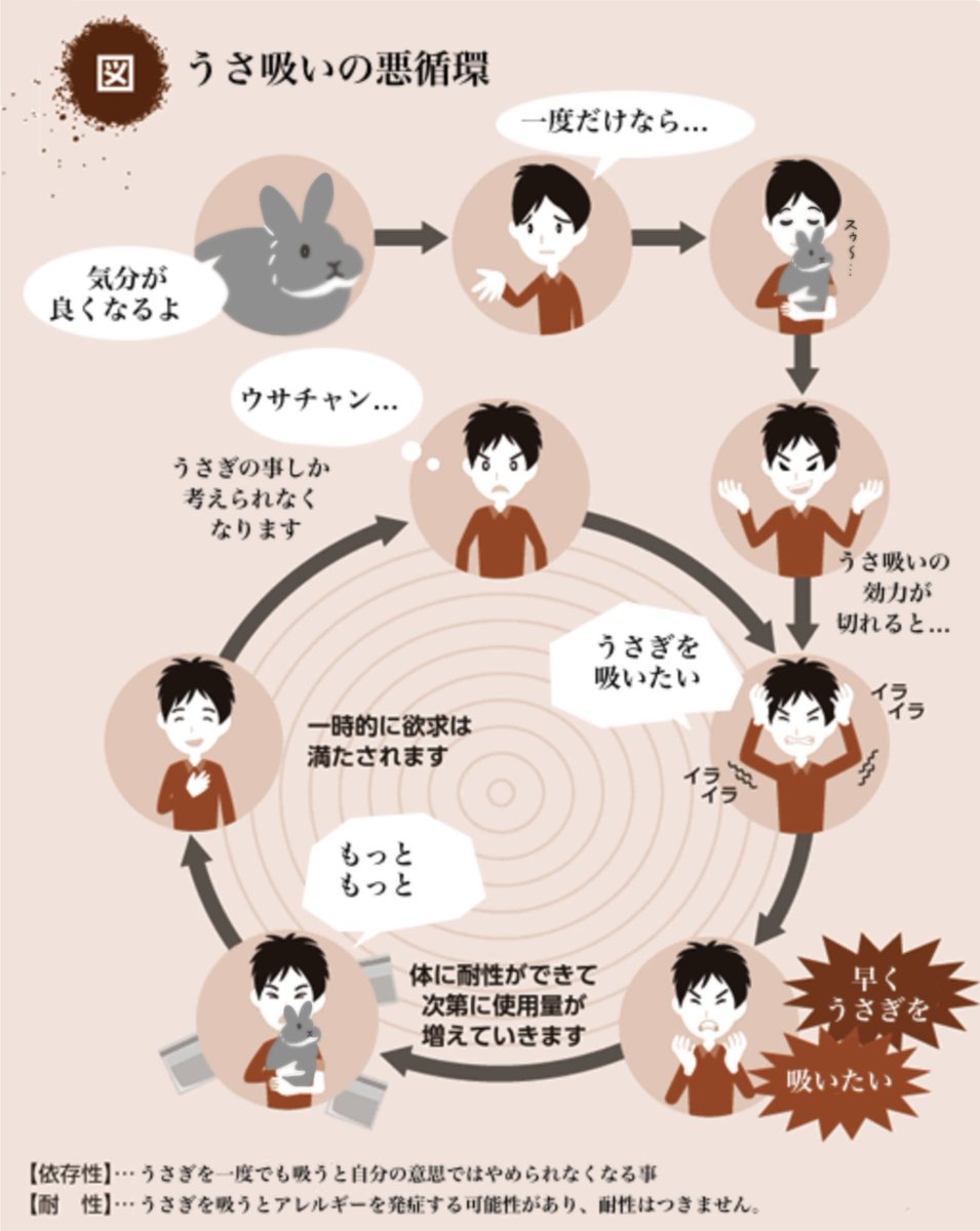 うさぎを吸うのはほどほどに…