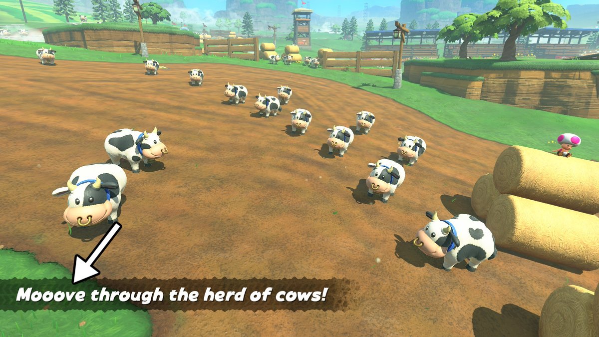 I like that cow pun reference. #NintendoSwitch2 #MarioKartWorld