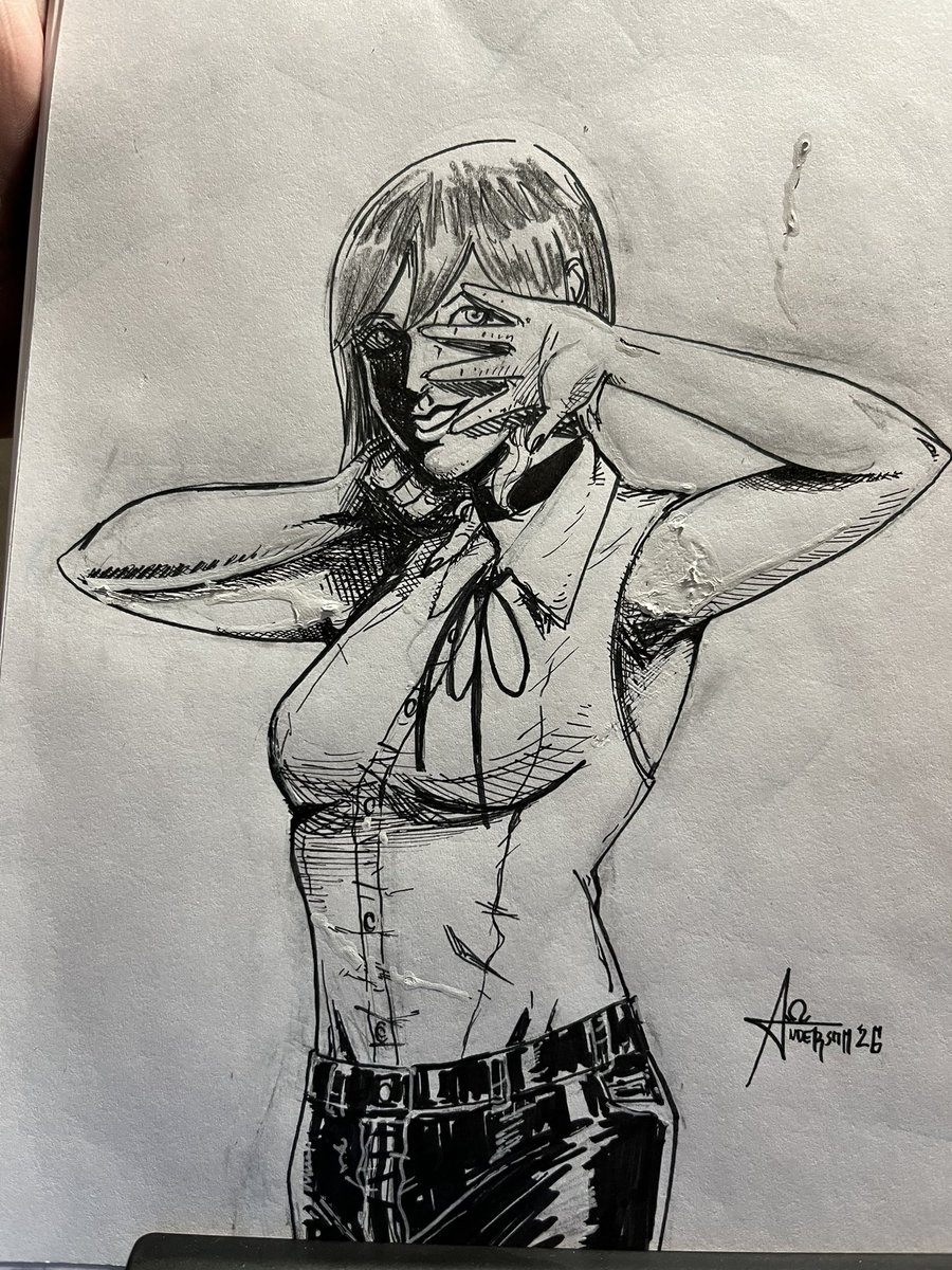 Today’s sketch is the Bomb Devil

#chainsawman #manga #fanart #reze