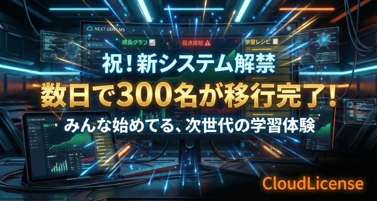 techstock_jp's tweet photo. ＼ 新システム、ついに解禁 🚀 ／

たった数日で、想定を上回る【300名以上】の方が新システムへ移行完了！ 熱心なエンジニアたちが、すでに次世代の学習を始めています🔥

予告していた全機能が、今すぐ利用可能。 もう、非効率な学習に時間を使うのは終わりにしませんか？

乗り遅れないうちに、あなたも今すぐ体験を👇
https://t.co/TAly7xyaIN

#AWS認定 #エンジニア学習 #CloudLicense