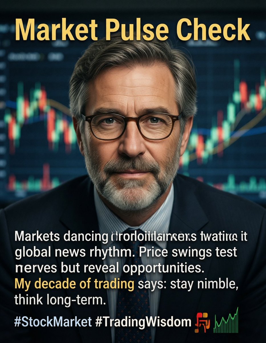 Markets dancing to global news rhythm. Price swings test nerves but reveal opportunities. My decade of trading says: stay nimble, think long-term. #StockMarket #TradingWisdom 📉📈