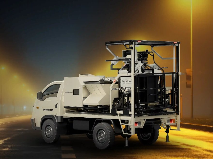 TATA Solar Sponsored four Vehicle Integrated Robotic sewage system to Tirunelveli Corporation to Avoid manual scavengers.