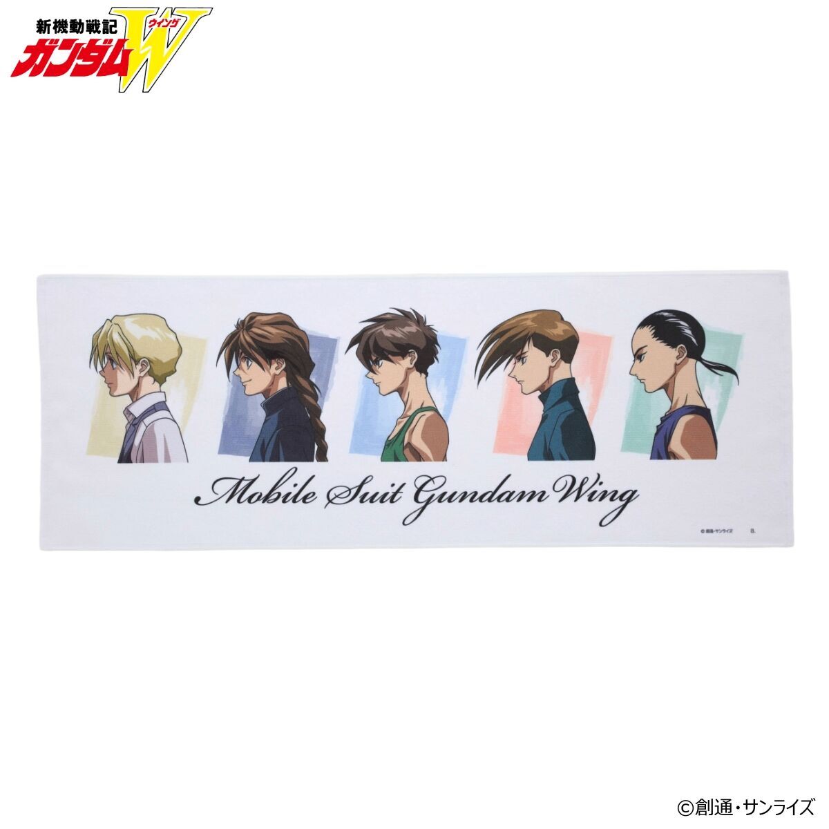 新機動戦記ガンダムW』 ヒイロ、デュオ、トロワ、カトル、五飛の横顔 