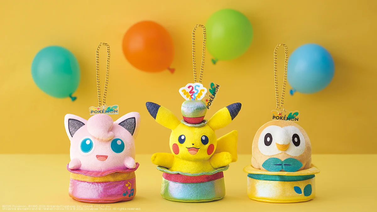USJ 限定 25周年 ポケモン ピカチュウ プリン モクロー マスコット HB-NS0caMAIQ58C?format=webp&