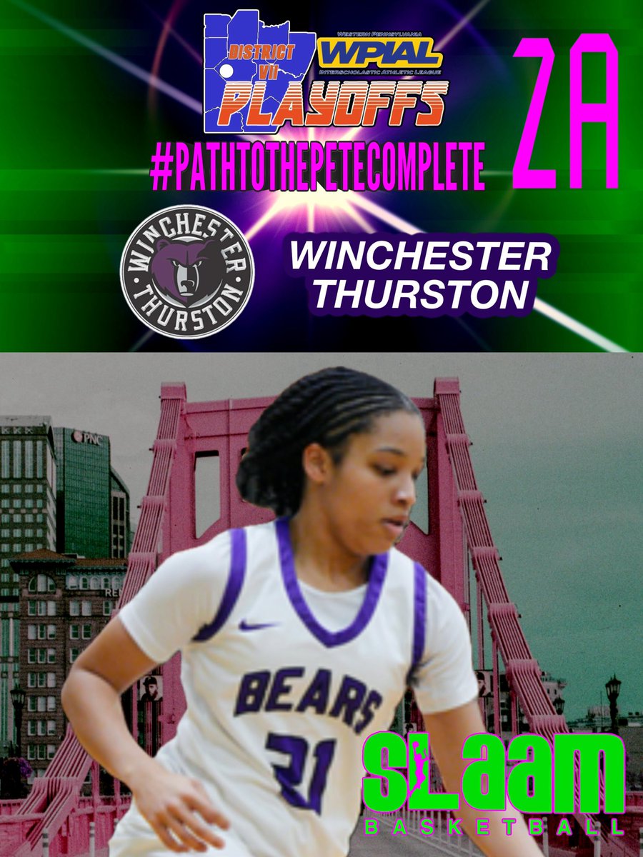 SLAAMBASKETBALL's tweet photo. Championship Weekend ahead!! #PathToThePeteComplete!!!  2A @wt_news led by #SLAAMFam @aleahc2027 go for the Gold at 11:00am on Saturday!! @SlaamHurt @SLAAMCOACHSTEVE https://t.co/lqnqtBuiy8
