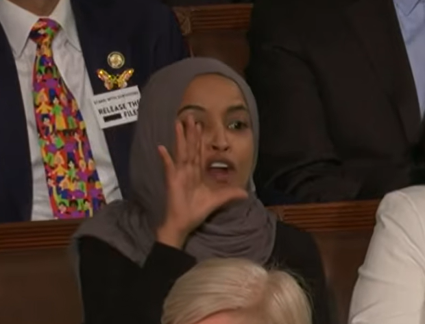 "Ma'am this is a State of the Union speech, not a movie theater"