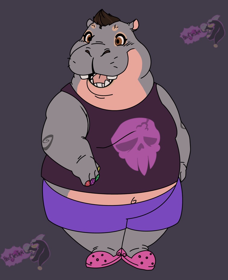 HeckJester's tweet photo. I made a sona to ship with Modo Olachenko from Goat 👉👈🦛 they're a pygmy hippo with a lot of nicknames, but they mostly go by Pip. Modo & them chew on each other.
#GOATmovie #ModoOlachenko #GOATmovieModo #selfship #yumeship #strugglingartist #GOATTheMovie https://t.co/SIV7mKk4Dk