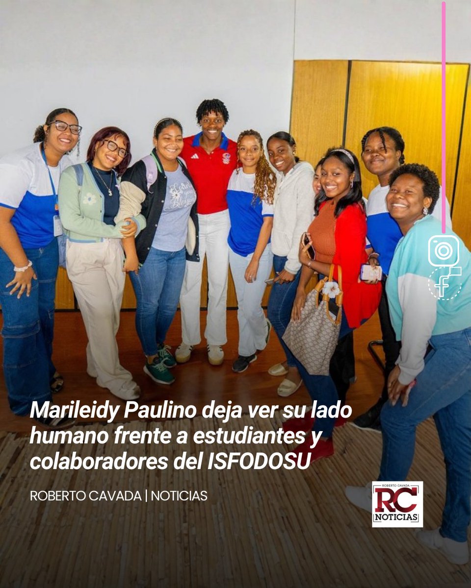rcavada's tweet photo. Marileidy Paulino deja ver su lado humano frente a estudiantes y colaboradores del ISFODOSU
https://t.co/UNmkmjiHZC
#RobertoCavada #RCNoticias #ISFODOSU #MarileidyPaulino https://t.co/Jhx8yqNOiK