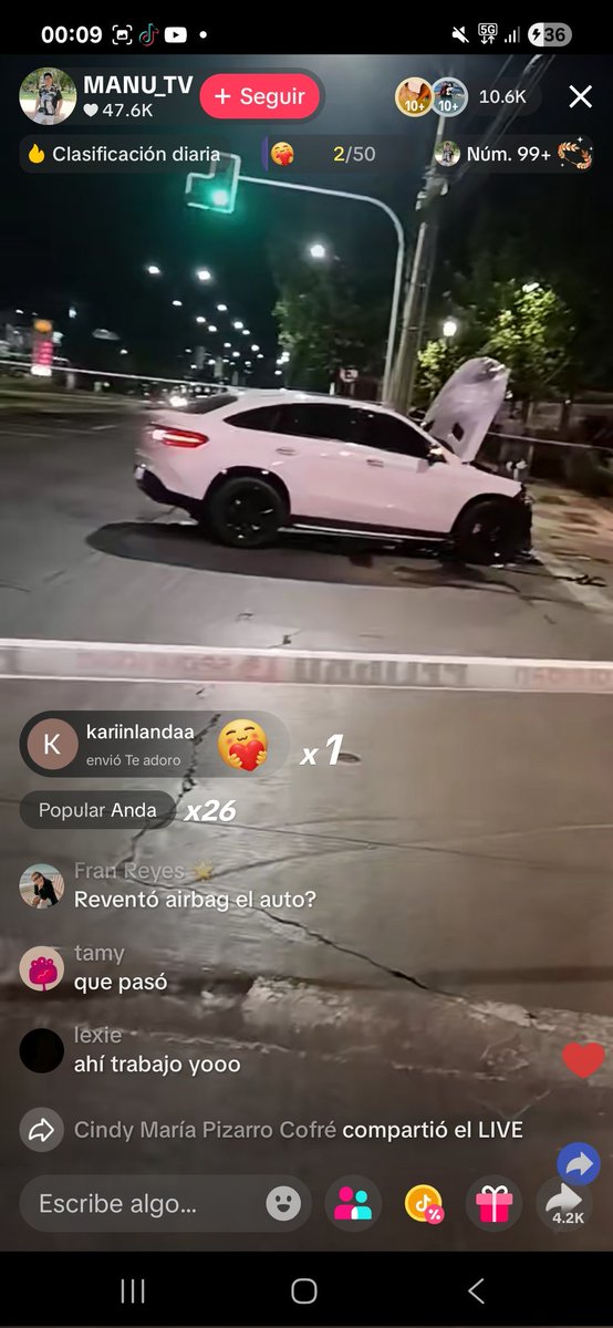 El chisme del momento... 

Fran Maira atropelló a un motorista en Lo Barnechea a alta velocidad. El muchacho se encuesta en estado grave. Según lo que señalan los testigos iba con amigos, no con su padre, como dicen algunos medios.

Eso, sigan en lo suyo.

#PrimerPlano #Viña2026