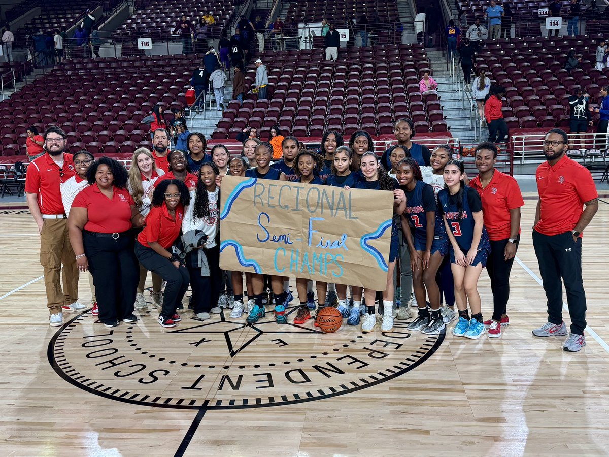 🏀GBB REGIONAL SEMIS🏆
6A Division I - Region III

FINAL🔢
Dawson - 63
Jersey Village - 26

<a href="/HoopsDawson/">Dawson Girls Hoops</a> <a href="/DawsonHighSchl/">Dawson Eagles</a> 

⭐️s
DW - Kendall Ford (Sr. G) - 17 pts 
DW - Journey Lovett (Sr. G) - 15 pts
DW - Mia Barre (Sr. G) - 9 pts

#vypehoops