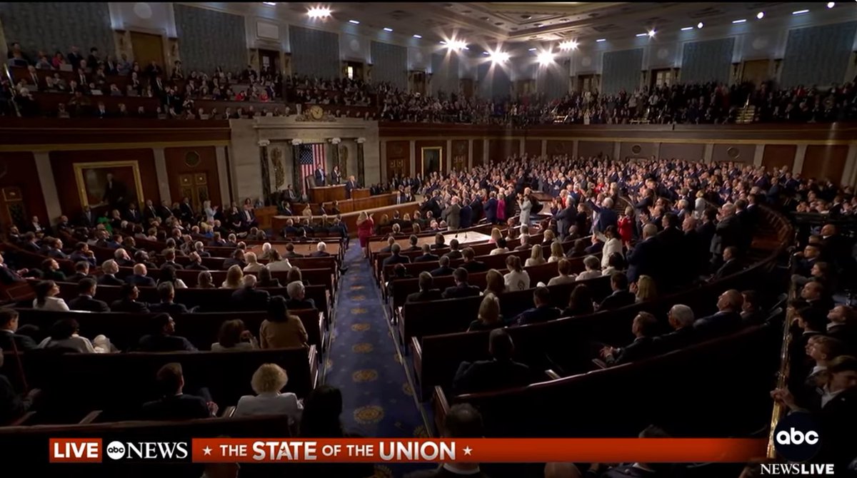Every single person that stayed seated during this should be deported to Antarctica.
