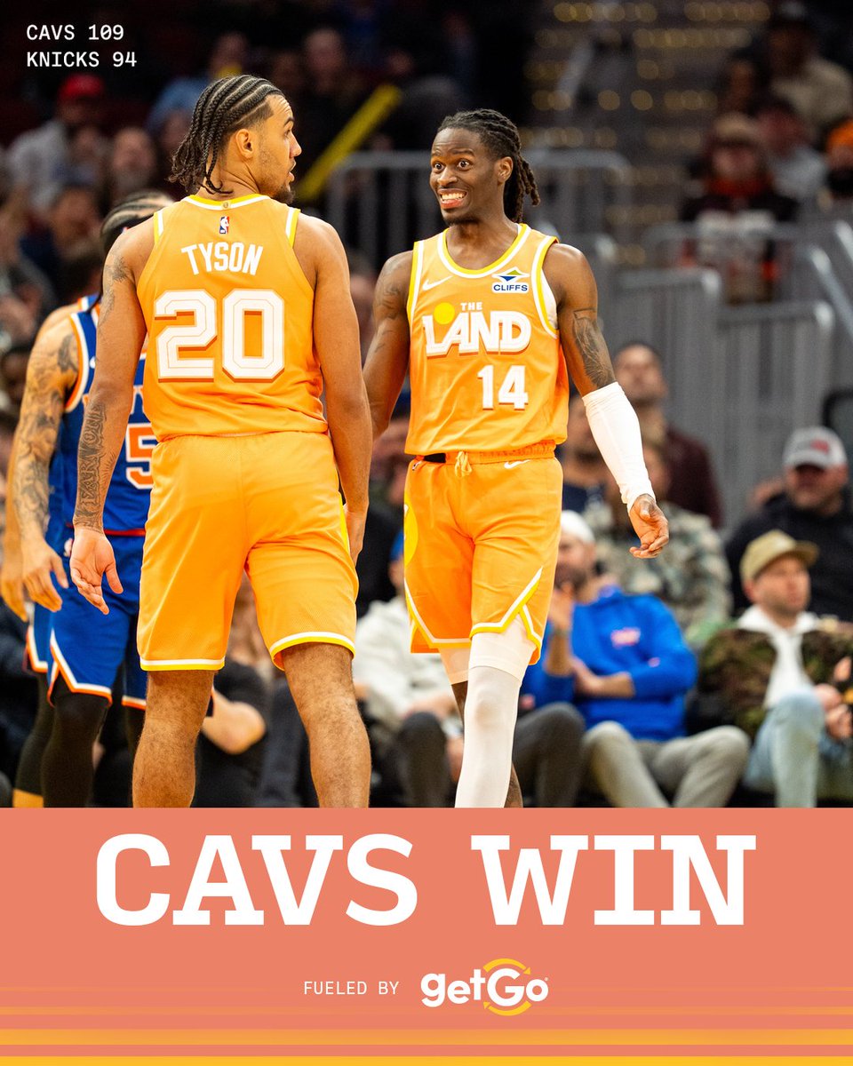 cavs's tweet photo. CAVS. WIN. 

@getgo | #LetEmKnow https://t.co/gT3oR6XxPo
