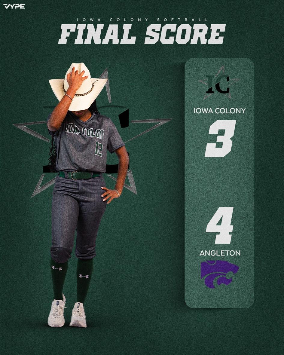 Iowa Colony Softball tweet media