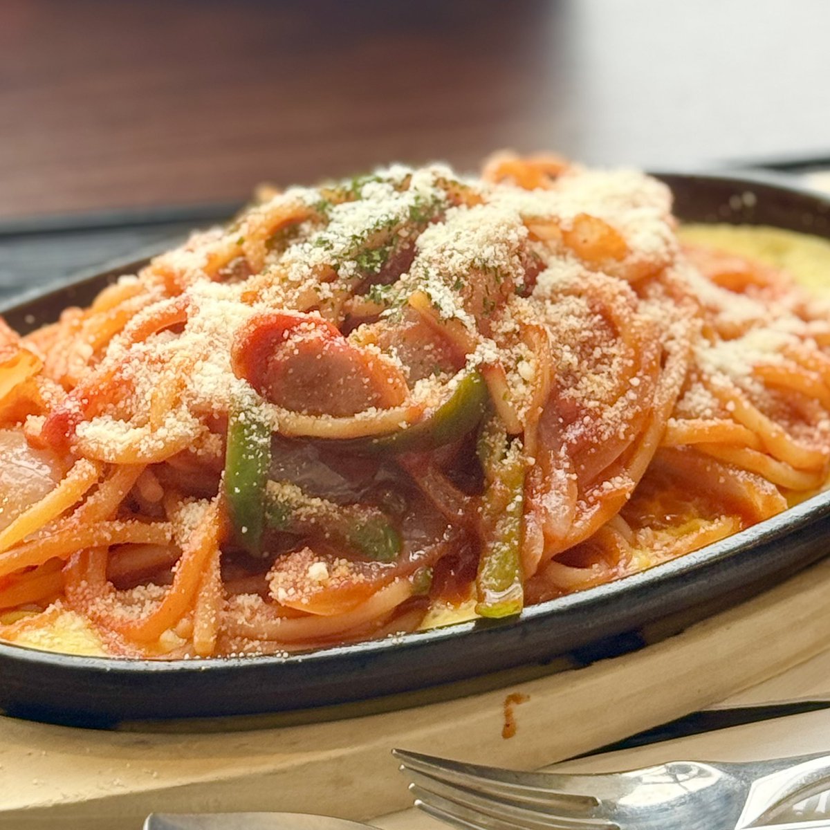 鉄板ナポリタン久しぶり〜！
学生の頃よく食べた🍝
これって名古屋だけなの？