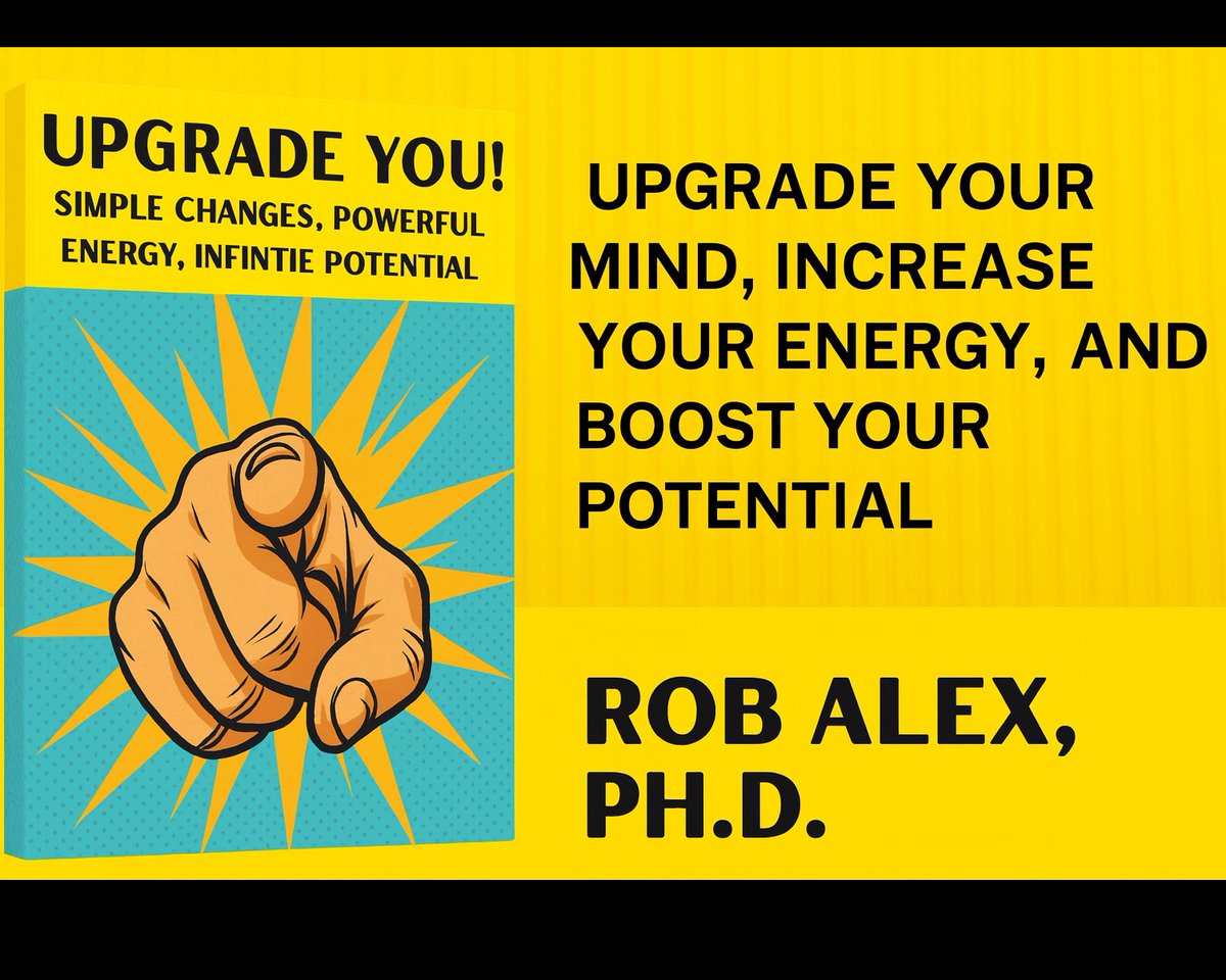 RobertCAlex's tweet image. 💫 Stop trying to “fix” yourself. You’re not broken — you just need an upgrade. 👉 Upgrade You — the self-help book with humor, heart, and high vibes - Download FREE Dec 25-29, 2025.  . #UpgradeYou #SelfImprovement #PersonalGrowth #PositiveEnergy tinyurl.com/2bdg429c[...]