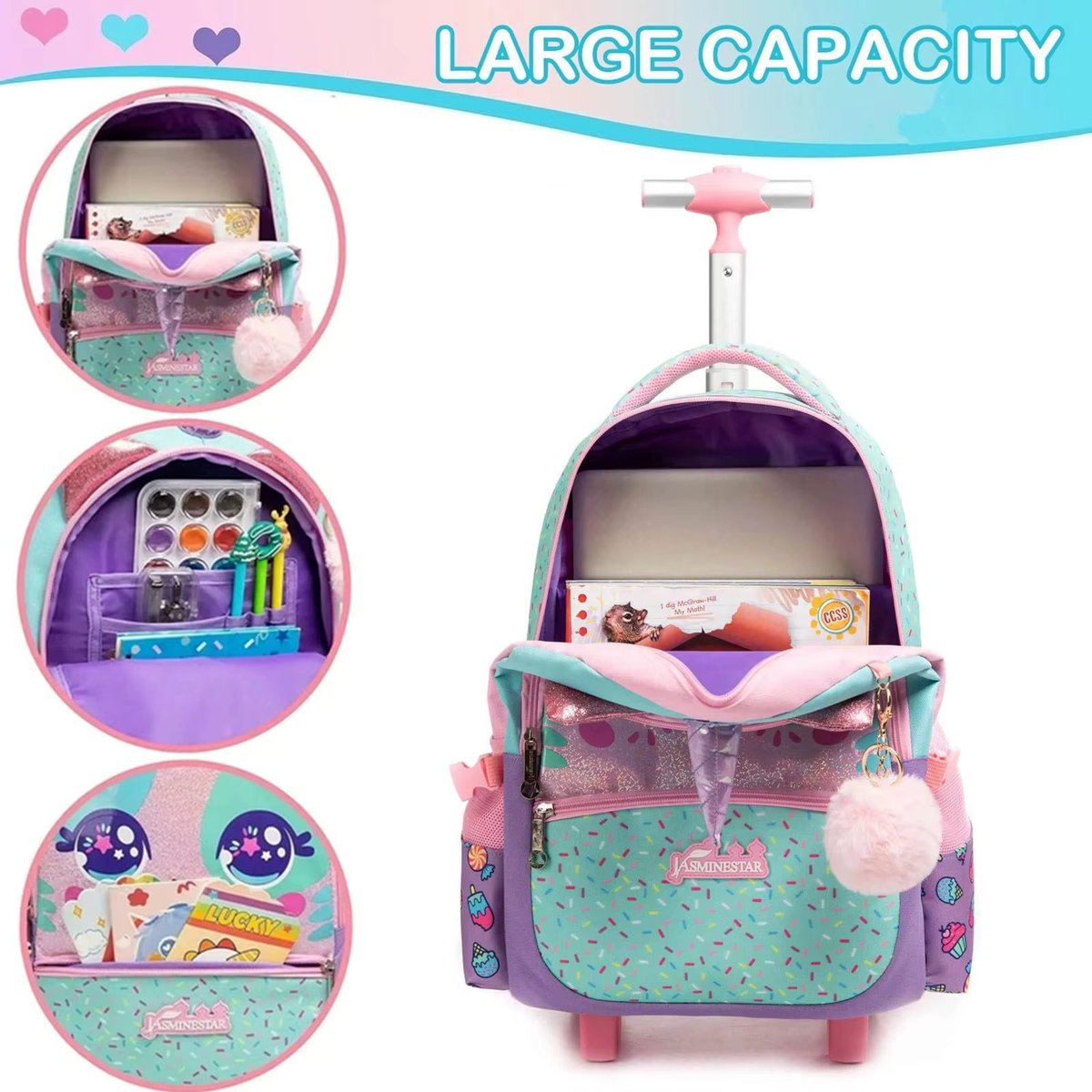 AkramMuham29439's tweet image. 3PCS Cute Rolling Backpack for Girls Backpacks with Wheels for Elementary Students Kids 3 in 1 Travel Luggage Carry on Suitcase
Price Now: USD 80.97 (Original price: USD 166.26,  51% off)
🔗Click &amp;amp; Buy: s.click.aliexpress.com/e/_c3wjpQtV
 
#RollingBackpack
#GirlsSchoolBag