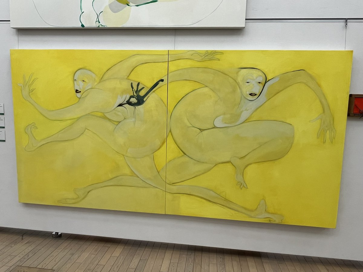 AT_antenna's tweet photo. 東京五美術大学の展示良かった・・・素敵だなと思った作品を一部紹介。他にも宗教画の画法で現代の人を描いたりと、多岐に渡る表現で刺激をもらいました。 https://t.co/OXn1u3t5GG