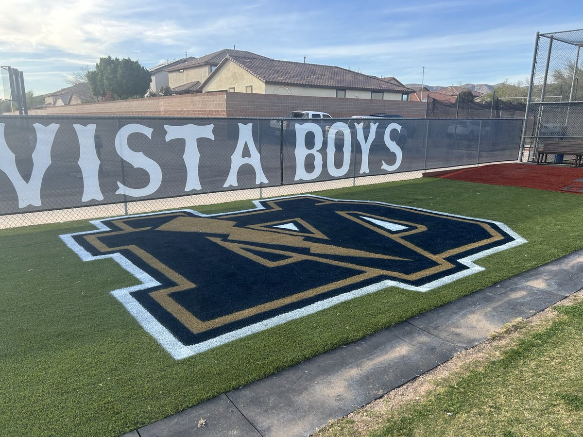 CoachHerrera's tweet photo. Opening Day tomorrow!!!! @LinesAndLogos and my boy Brandon (best in the business) never disappoint! DV vs Desert Mtn 3:45 https://t.co/hlaViLaVsg